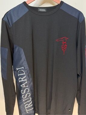 Trussardi Passion Mens Vintage Y2K Sweatshirt L